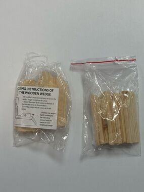 Wood Canvas Wedges Set Stretching Keys Frame Tightening Tools Art Lot of 16 NWT